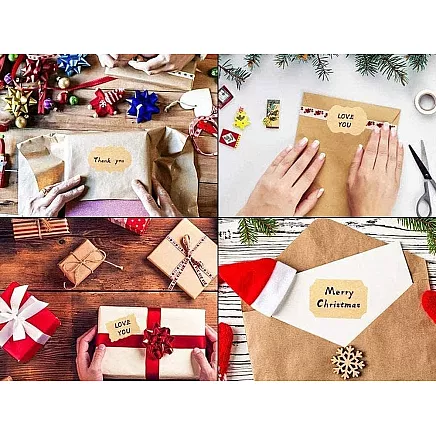 Pašlīmējošās etiķešu uzlīmes, 250 gab., 5×3 cm