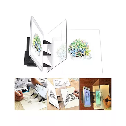 Optical drawing sketchbook drawing projector tracing paper drawing from a phone
