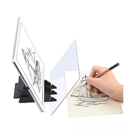 Optical drawing sketchbook drawing projector tracing paper drawing from a phone
