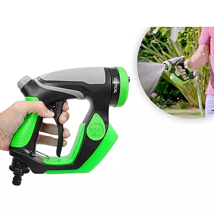 Automašīnas mazgāšanas pistole ar putu tvertni un 4 režīmiem