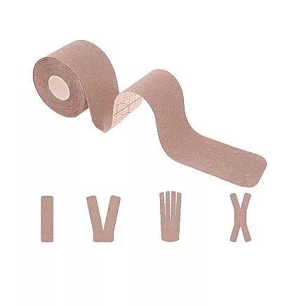 Kinezioloģiskais sporta teips Pro 5m x 5cm, brūns