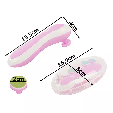 Electric nail clipper for babies children adults case