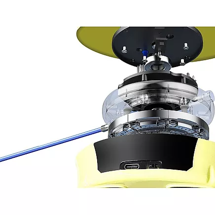 Interactive skipping rope with remote control for counting rotations