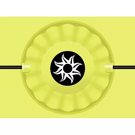 Interactive skipping rope with remote control for counting rotations