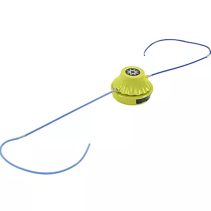 Interactive skipping rope with remote control for counting rotations
