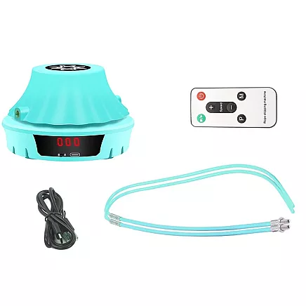 Interactive skipping rope with remote control for counting rotations