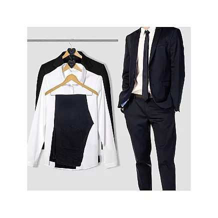 Organiser hook clothes hanger holder for wardrobe set of 12 pieces