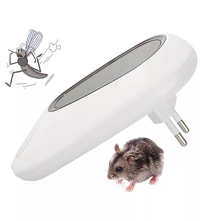 Ultrasonic repellent for mice rats rodents insects mosquitoes plug-in