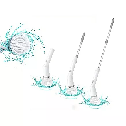 Electric rotary brush for tile joints mop with 6 tornado tips