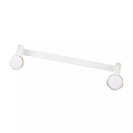 Wall-mounted bathroom towel rail adjustable holder