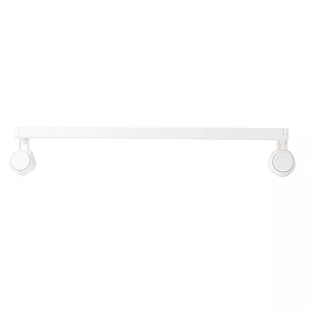 Wall-mounted bathroom towel rail adjustable holder