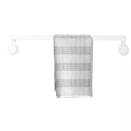 Wall-mounted bathroom towel rail adjustable holder
