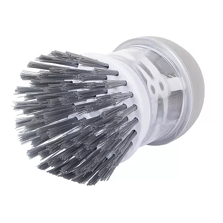 Scrub brush kitchen dishwasher liquid dispenser scrub stand