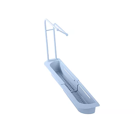 Kitchen utensil holder sink organiser shelf folding drainer