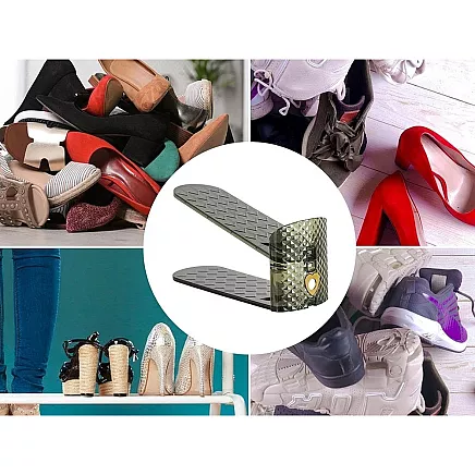 Organiser shoe holder adjustable shoe shelf wardrobe wardrobe cupboard