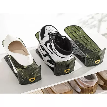 Organiser shoe holder adjustable shoe shelf wardrobe wardrobe cupboard