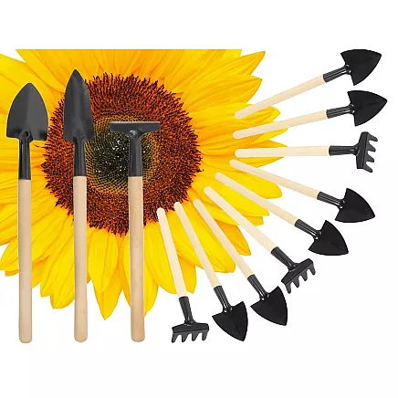 Gardening tool set rake shovel 3in1 mini potting tools