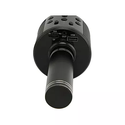 Bezvadu Bluetooth mikrofons ar karaoke un balss modulatoru