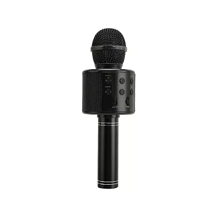 Bezvadu Bluetooth mikrofons ar karaoke un balss modulatoru