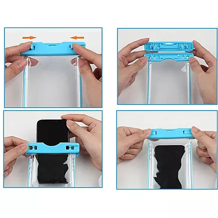 Waterproof case for phone pool beach kayak case for phone