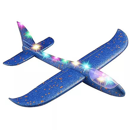 47cm lighting led globe styropian airplane large