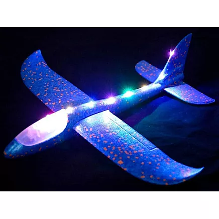 47cm lighting led globe styropian airplane large