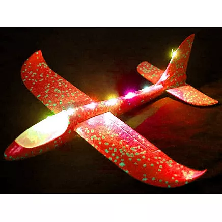47cm lighting led globe styropian airplane large