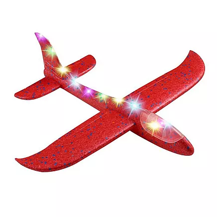 47cm lighting led globe styropian airplane large