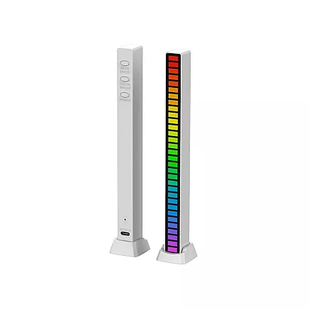 Usb led sound response multicolour neon strip rgb led blinking battery