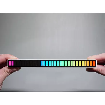 Usb led sound response multicolour neon strip rgb led blinking battery