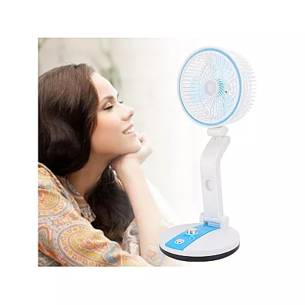 Folding fan wireless desk lamp standing desk fan