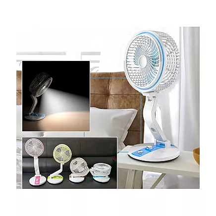 Folding fan wireless desk lamp standing desk fan