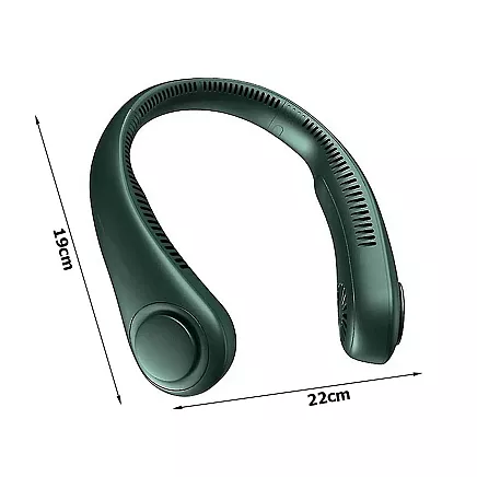 Portatīvais USB uzlādējamais kakla ventilators
