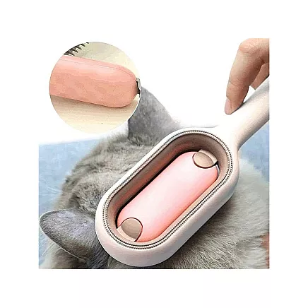 Silikona suka 3in1 suņiem un kaķiem spalvas kopšanai un tīrīšanai