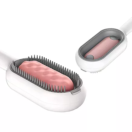 Silikona suka 3in1 suņiem un kaķiem spalvas kopšanai un tīrīšanai