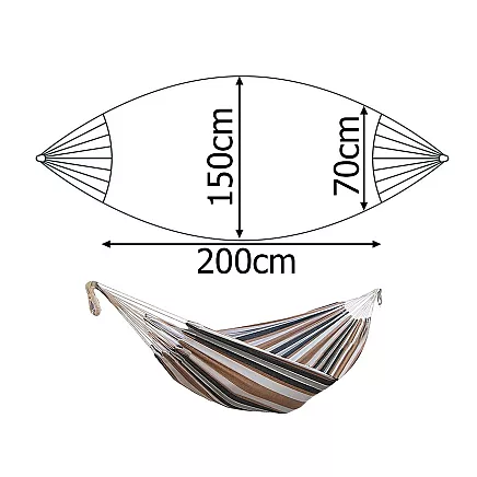 Garden hammock hanging swing brazilian rocker xl large bag cover