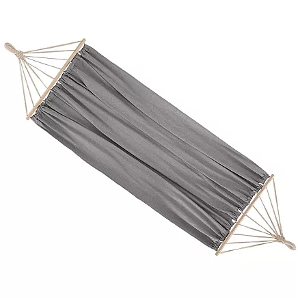 Divvietīgs dārza piekaramais šūpuļtīkls XXL ar pārsegu un stiprinājuma auklām