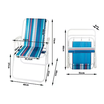 Folding garden hiking chair beach lightweight camping chair for tents