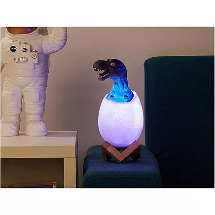Bērnu Nakts Gaisma Lampa Dinozaurs Tiranozaurs Ola RGB LED