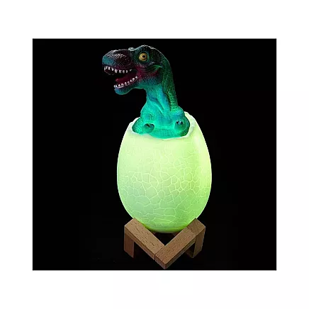 Bērnu Nakts Gaisma Lampa Dinozaurs Tiranozaurs Ola RGB LED