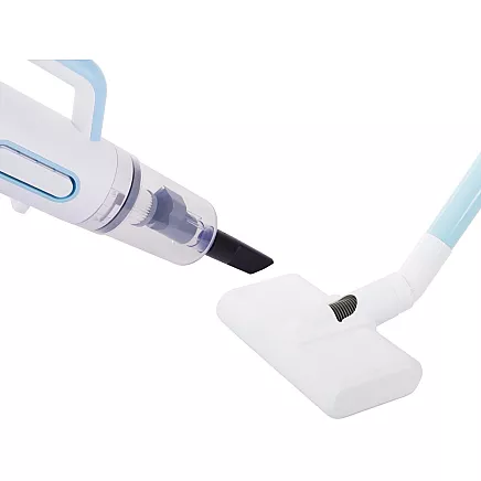 Rokas vertikālais putekļsūcējs 800W ar 6 uzgaļiem, bez maisiņa, vada filtrs