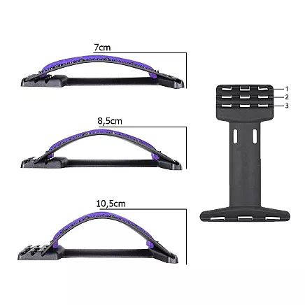 Back stretching device back massage magic back support