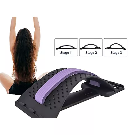 Back stretching device back massage magic back support