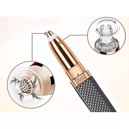 Uzacu epilators ar LED apgaismojumu