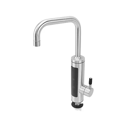 Elektriskais caurplūdes ūdens sildītāja krāns ar LCD displeju, 3000 W, 220–230 V