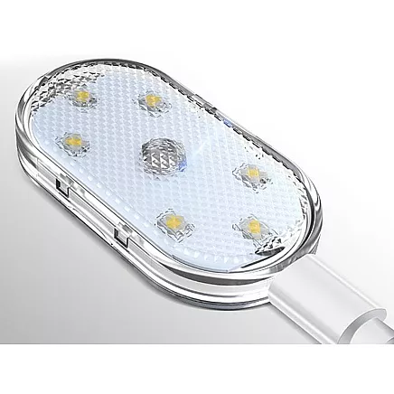 6 led lamp rgb car interior lighting wireless add-on