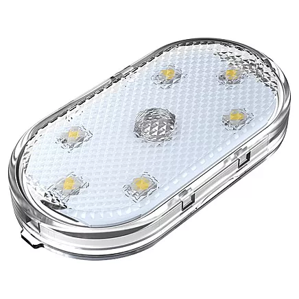 6 led lamp rgb car interior lighting wireless add-on