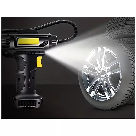 Automašīnas Riepu Gaisa Kompresors ar Lukturi 12V 120W