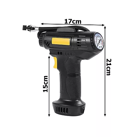 Automašīnas Riepu Gaisa Kompresors ar Lukturi 12V 120W
