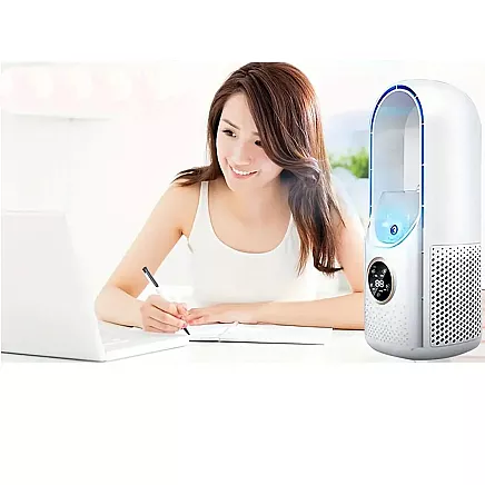 Column fan bladeless quiet standing humidifier